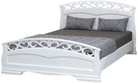 Фото nedorogie-krovati кровать двуспальная грация-1 (см 140х200) без основания с универсальными царгами производитель Браво-мебель