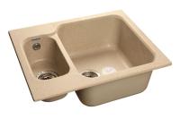 Мойка Granfest GF-S615К (ГР 615х500хh200) (шир.ящ.min 600) (Цвет мойки светло-розовый) в Черноморском от производителя 