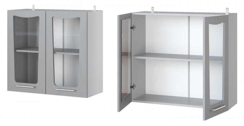 Фото Кухня Парма шкаф навесной АВ-80 от производителя Леко в Черноморском по цене 6&nbsp;660 ₽