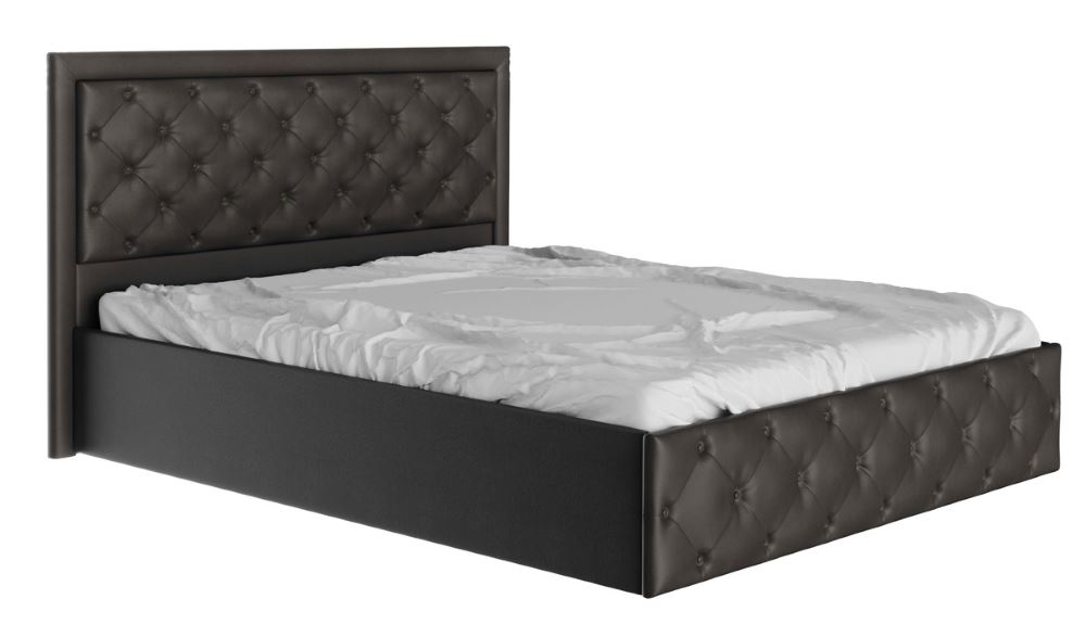 Фото Кровать двуспальная Мишель (СМ 160х200) с подъемным механизмом (пуговицы) от производителя Бон-мебель в Черноморском по цене 33 480 ₽