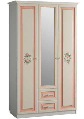 Фото Шкаф Алиса (129) трехдверный с ящиками  от производителя Мебельсон в Черноморском по цене 44 770 ₽