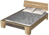 Фото  кровать двуспальная стреза new (см 140х200) без основания производитель СБК