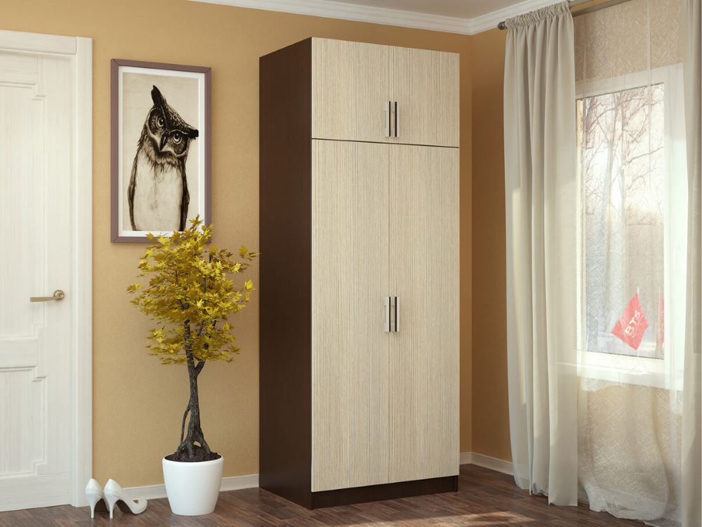 Фото Шкаф с перегородкой (80) двухдверный от производителя БТС  в Черноморском по цене 10&nbsp;220 ₽