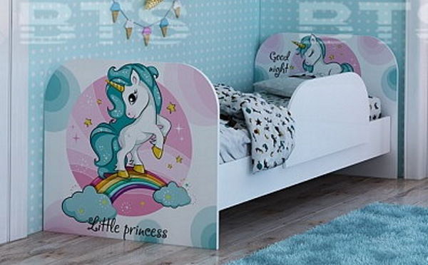 Фото Кровать детская Тойс КР-08 (СМ 80х180) от производителя БТС  в Черноморском по цене 10&nbsp;440 ₽