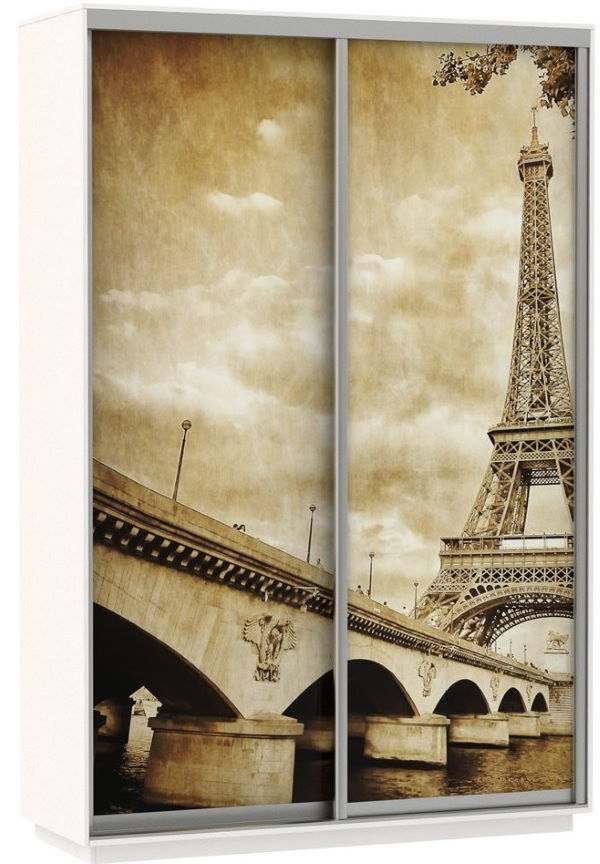 Фото Шкаф-купе Экспресс Дуо Фото (1,4х0,6х2,4 - 2 двери) от производителя Мебельная компания Е1 в Черноморском по цене 39&nbsp;580 ₽