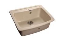 Мойка Granfest GF-S605 (ГР 605х510хh200) (шир.ящ.min 700) (Цвет мойки розовый) в Черноморском от производителя 