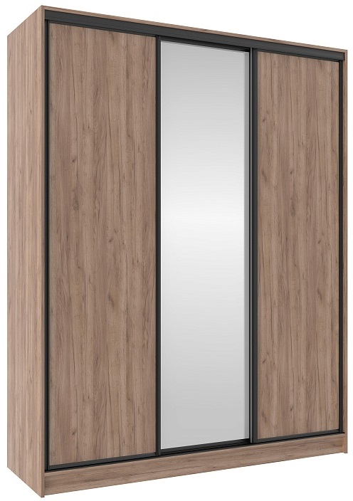 Фото Шкаф-купе 2000 Домашний (3 двери) от производителя Глазов в Черноморском по цене 40&nbsp;330 ₽