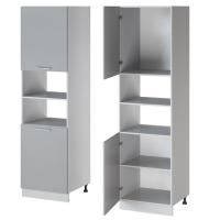 Кухня Бронкс пенал П-60 (белый, бетон,(Леко)) в Черноморском от производителя 