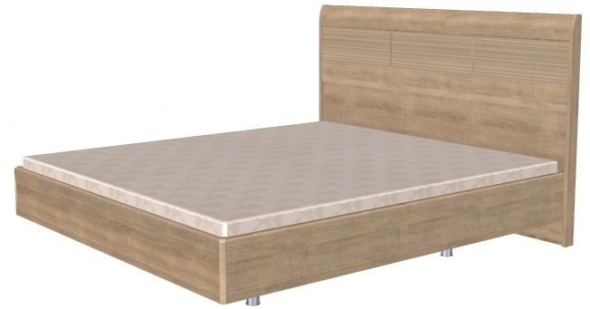 Фото Кровать двуспальная Мелисса КР-2804 (СМ 180х200) с ламельным основанием от производителя Лером в Черноморском по цене 34 700 ₽