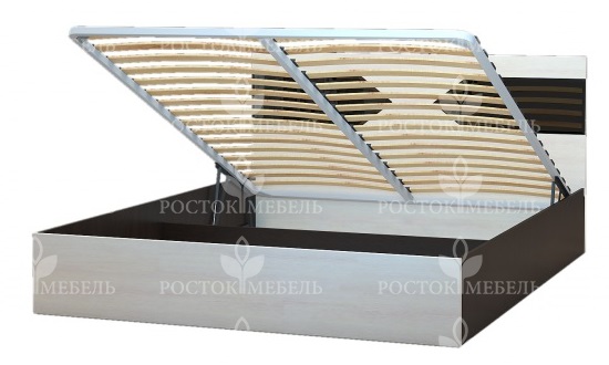 Фото Кровать двуспальная Ника-1 КД-2.9 (СМ 160х200) с подъемным механизмом от производителя Росток в Черноморском по цене 26 360 ₽