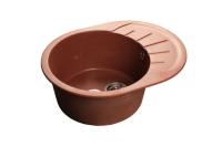 Мойка Granfest GF-R580L (ГР 580х450хh200) (шир.ящ.min 450) (Цвет мойки розовый) в Черноморском от производителя 