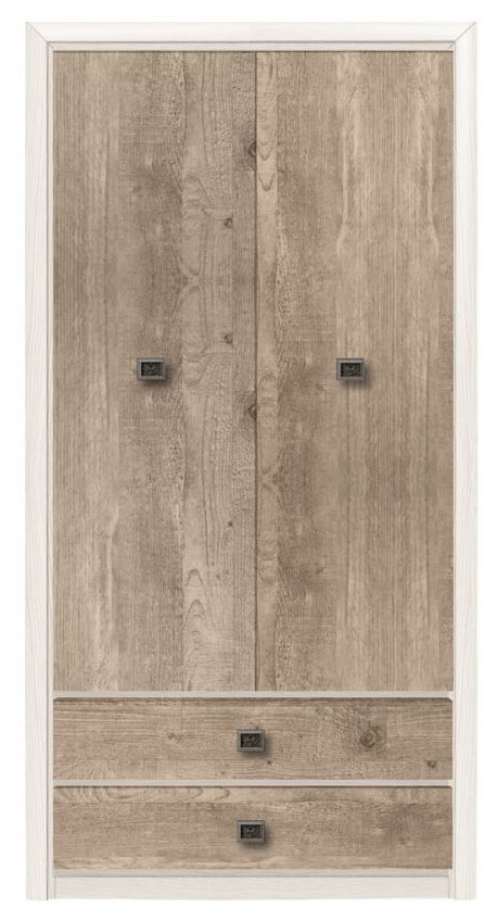 Фото Шкаф Коен SZF2D2S (104) двухдверный от производителя Black Red White (БРВ) в Черноморском по цене 28&nbsp;400 ₽