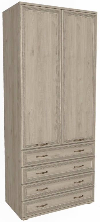 Фото Шкаф Карина ШК-1006 (90) двухдверный от производителя Лером в Черноморском по цене 41 620 ₽