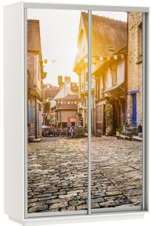 Фото Шкаф-купе Экспресс Дуо Фото (1,2х0,6х2,4 - 2 двери) от производителя Мебельная компания Е1 в Черноморском по цене 34&nbsp;580 ₽