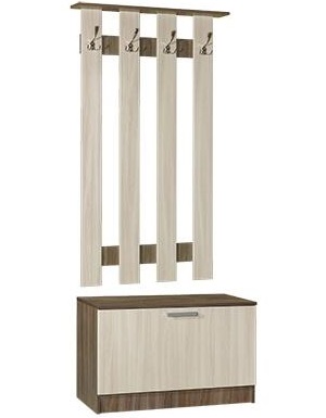 Фото Вешалка с тумбой Машенька (800) от производителя Мебель Маркет в Черноморском по цене 6 770 ₽