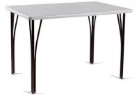 Стол обеденный Граф (металл, мдф-ясень серебро,  медный антик (Бител) ) в Черноморском от производителя 