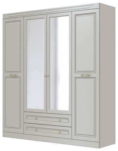 Фото Шкаф Олимп ШР-4 (201) четырехдверный от производителя Браво-мебель в Черноморском по цене 57&nbsp;900 ₽