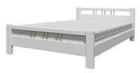 Фото  кровать двуспальная вероника-3 (см 140х200) без основания с универсальными царгами производитель Браво-мебель