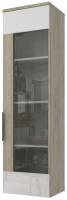 Фото kollektsiya-mebeli-alyans-stolline шкаф навесной со стеклом альянс 435.02 производитель 