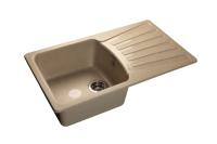 Мойка Granfest GF-S850L (ГР 850х495хh200) (шир.ящ.min 500) (Цвет мойки светло-розовый) в Черноморском от производителя 