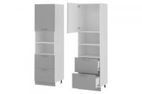 Кухня Бронкс пенал П-62 (белый, бетон,(Леко)) в Черноморском от производителя 