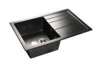 Мойка Granfest GF-Q780L (ГР 780х500хh205) (шир.ящ.min 600) (Цвет мойки черный) в Черноморском от производителя в интернет магазине Планета Комфорта Мойка Granfest GF-Q780L (ГР 780х500хh205) (шир.ящ.min 600) (Цвет мойки черный) в Черноморском от производителя