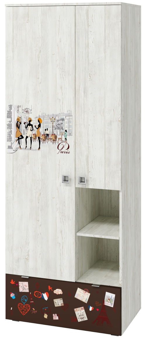 Фото Шкаф Поло (80) двухдверный от производителя Регина в Черноморском по цене 12&nbsp;960 ₽