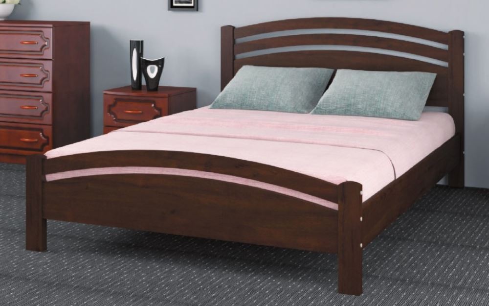 Фото Кровать двуспальная Камелия-3 (СМ 160х200) без основания с универсальными царгами от производителя Браво-мебель в Черноморском по цене 14 520 ₽