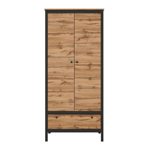 Фото Шкаф Loft SZF2D1S (62) двухдверный от производителя Black Red White (БРВ) в Черноморском по цене 26 620 ₽