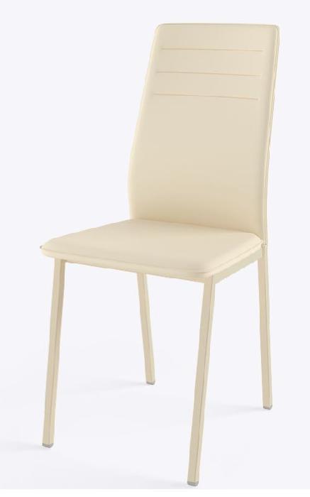 Стул обеденный Квирк ( Обивка стула:кожзам , бежевый, кремовый (Mamadoma) )