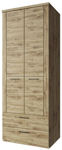 Фото Шкаф 2DG2S Дорсет (Doorset) (80) двухдверный от производителя Анрэкс в Черноморском по цене 25 870 ₽
