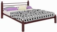Фото metallicheskie-krovati кровать двуспальная милана lux (см 160х200) трубка металл производитель Милсон