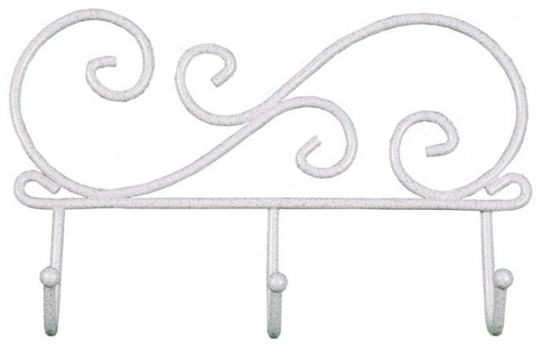 Фото Вешалка настенная Кружева 3 от производителя Завод металлических изделий в Черноморском по цене 230 ₽