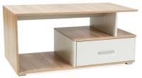 Стол журнальный Signal Sia (лдсп, лдсп-дуб сонома,  дуб сонома-белый, белый (Signal) ) в Черноморском от производителя 