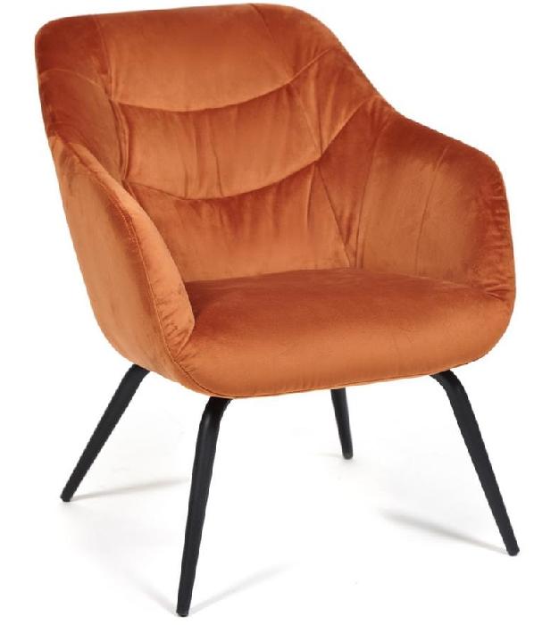 Кресло Драйфес (Dreifus) (mod DM4284) ( Обивка стула:ткань, черный, оранжевый(70ac orange) (Tetchair) )