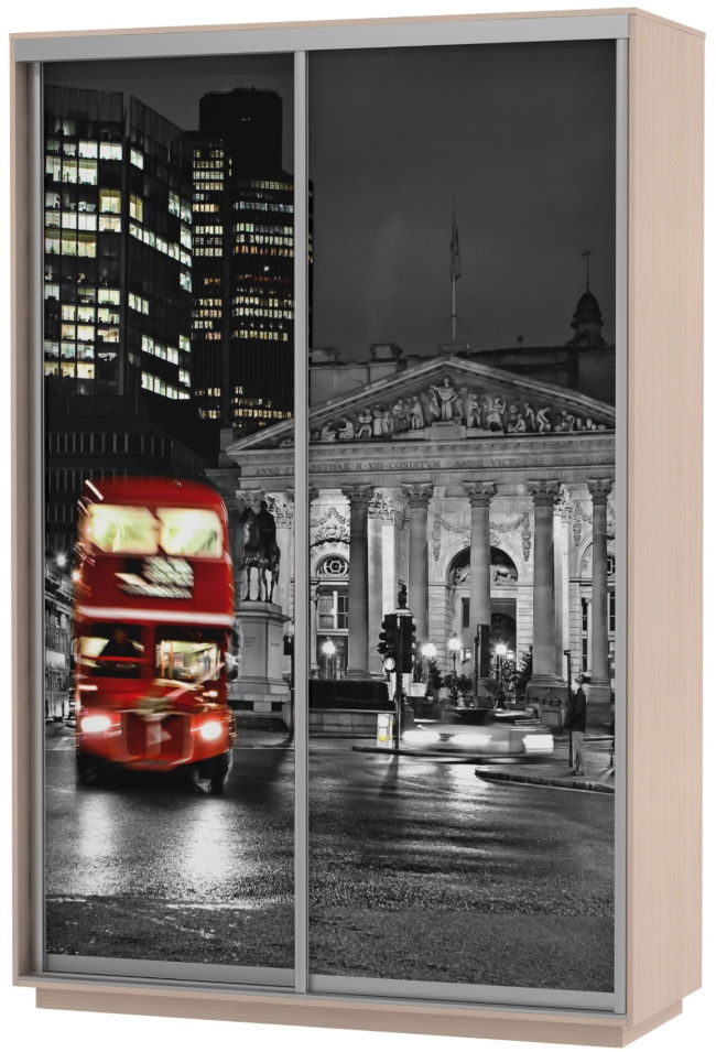 Фото Шкаф-купе Экспресс Хит Фото (2 двери) от производителя Мебельная компания Е1 в Черноморском по цене 22&nbsp;920 ₽