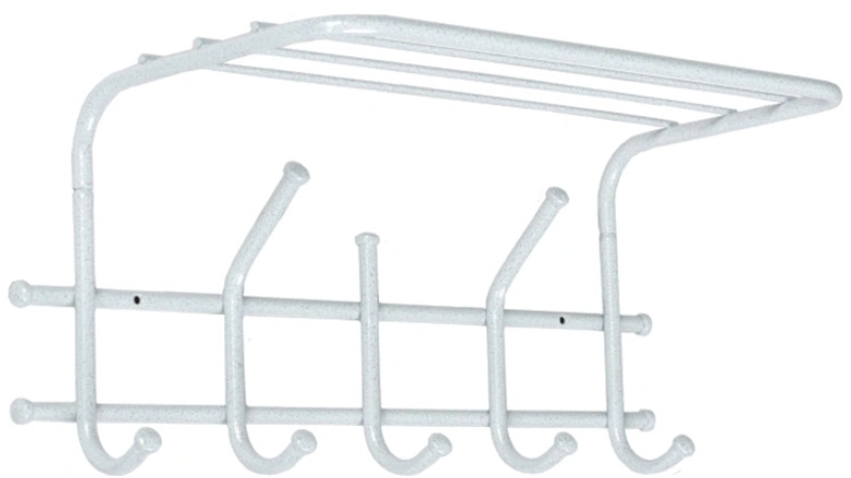 Фото Вешалка с полкой Эра 5 от производителя Завод металлических изделий в Черноморском по цене 570 ₽