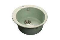 Мойка Granfest GF-R480 (ГР 480х480хh194) (шир.ящ.min 400) (Цвет мойки зелёный) в Черноморском от производителя 