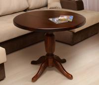 Фото  стол обеденный круглый массив березы (0,9) производитель Марибель