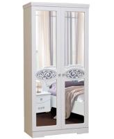 Фото  шкаф ольга-12 мдф (101) двухдверный производитель Фант-мебель