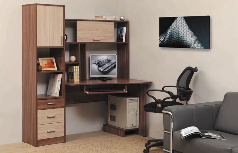 Фото Стол компьютерный ПКС-10 (1,5) от производителя Олмеко в Черноморском по цене 12 660 ₽