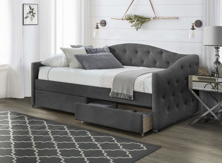 Фото Кровать односпальная Halmar Aloha (СМ 90х200) c ортопедическим основанием от производителя Halmar  в Черноморском по цене 54&nbsp;950 ₽