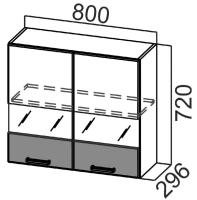 Фото  кухня арабика шкаф навесной ш800с производитель SV-мебель