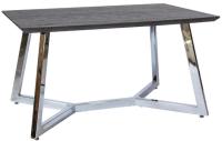 Стол обеденный D-1913 (металл, мдф-черный,  хром (La-alta) ) в Черноморском от производителя 