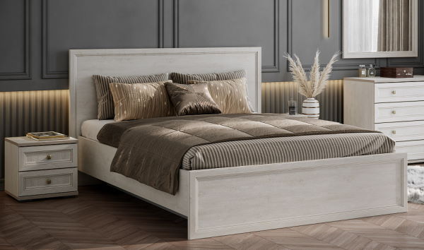 Фото Кровать двуспальная Александрия КР-101 (СМ 180х200) без основания от производителя SV-мебель в Черноморском по цене 27 440 ₽