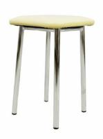 Табурет Т5 ( Обивка стула:кожзам , хром, в ассортименте, квадратное (Европа-Д) ) в Черноморском от производителя 