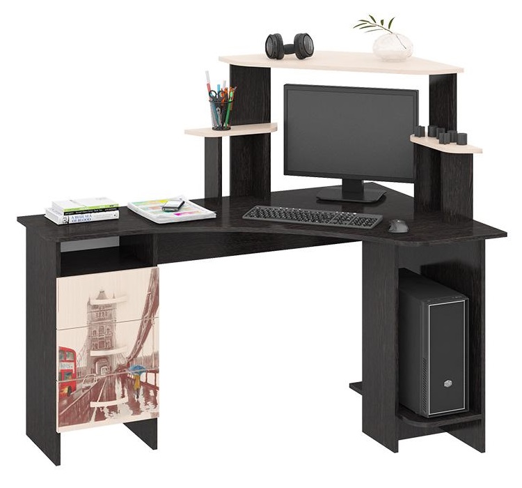 Фото Стол компьютерный Бумеранг-3Н(М) (П) от производителя ТриЯ в Черноморском по цене 15 410 ₽