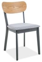 Стул Signal Vitro ( Обивка стула:ткань, графит/дуб, серый (Signal) ) в Черноморском от производителя 