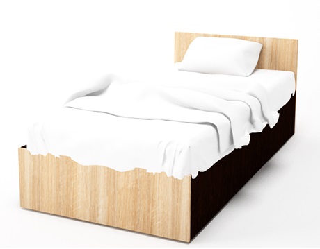 Фото Кровать односпальная Эдем-5 (СМ 90х200) комплектуется настилом от производителя SV-мебель в Черноморском по цене 8 990 ₽