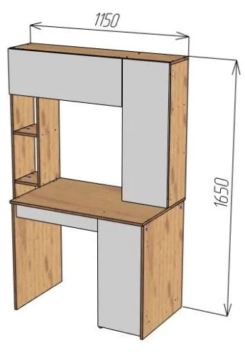 Фото Стол компьютерный СК-64  от производителя Пирамида в Черноморском по цене 8 860 ₽